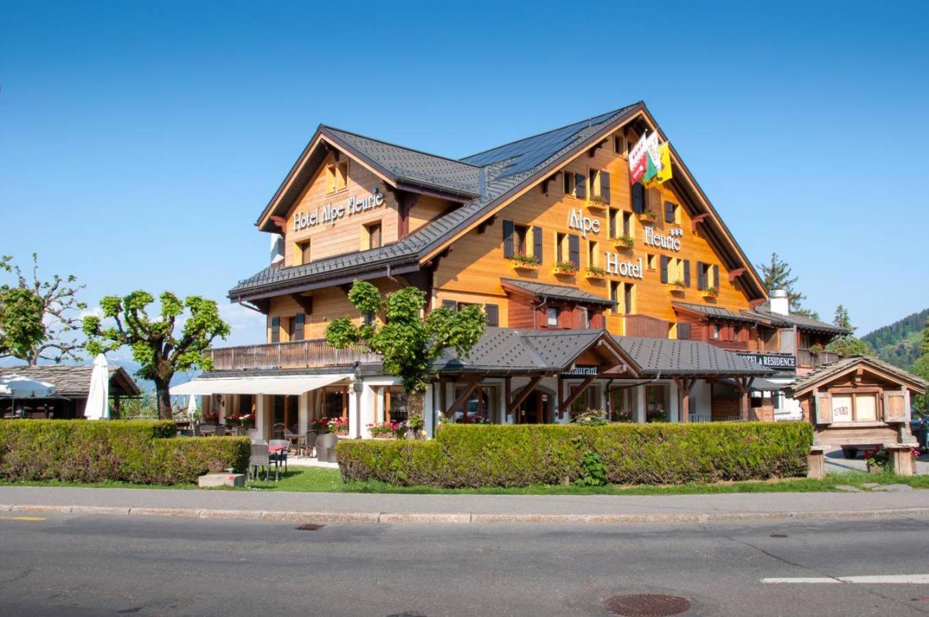 Alpe Fleurie Hotel & Restaurant Villars-sur-Ollon Exteriör bild